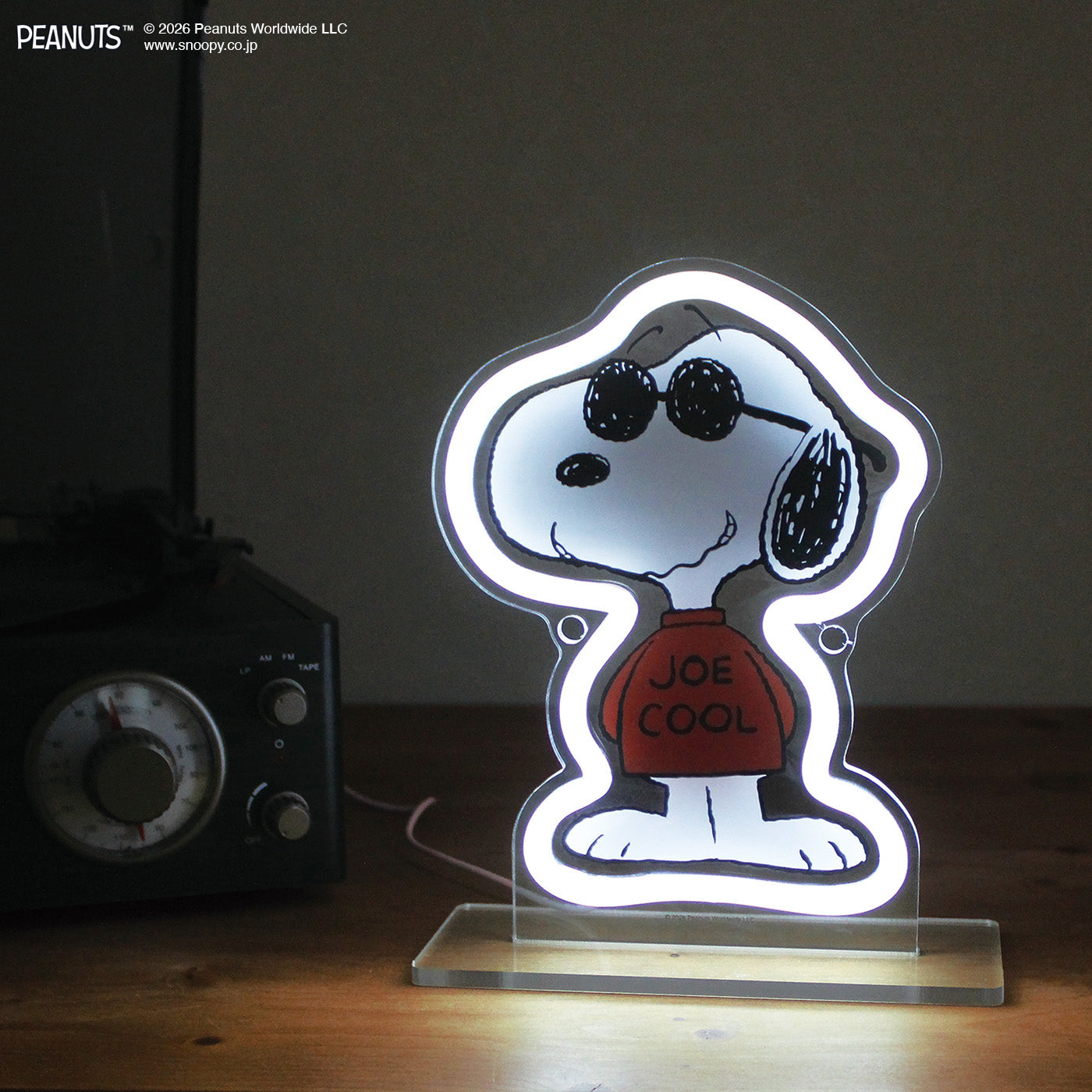 PEANUTS NEON LIGHT (Joe Cool Mini)
