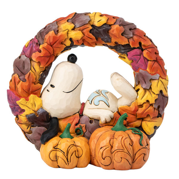 PEANUTS JIM SHORE フィギュア Layers of Autumn