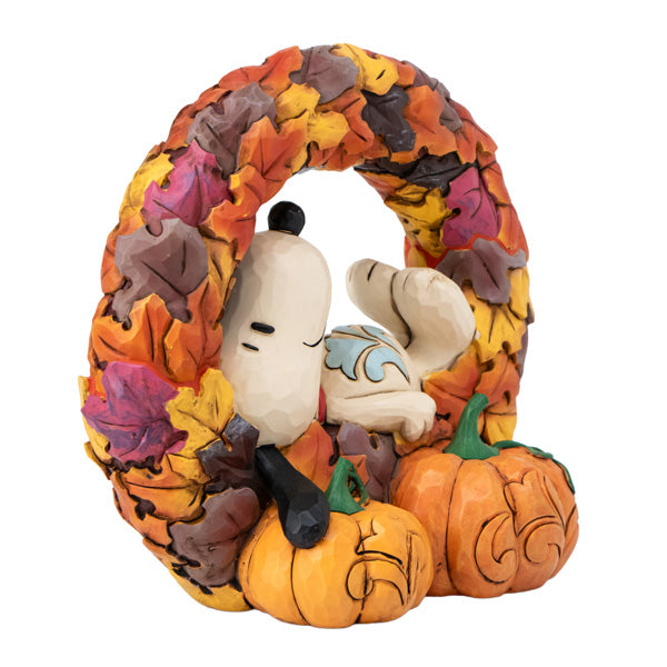 PEANUTS JIM SHORE フィギュア Layers of Autumn