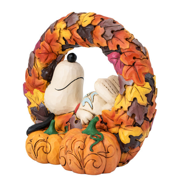 PEANUTS JIM SHORE フィギュア Layers of Autumn