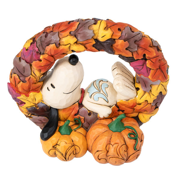 PEANUTS JIM SHORE フィギュア Layers of Autumn