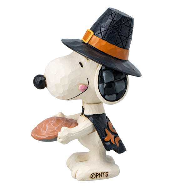 PEANUTS JIM SHORE ミニフィギュア　Snoopy with Pumpkin Pie