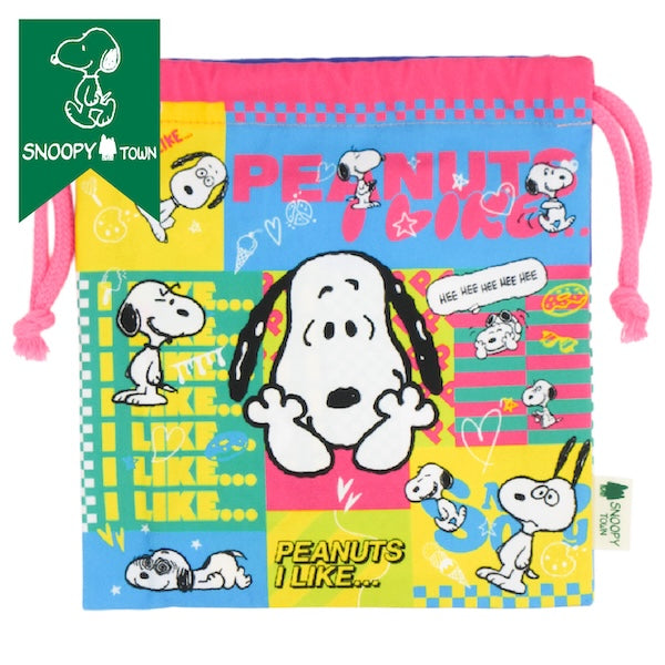 スヌーピー 巾着 (PEANUTS I LIKE…/Vivid)