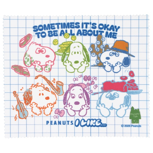スヌーピー メガネクロス (PEANUTS I LIKE…/Siblings)