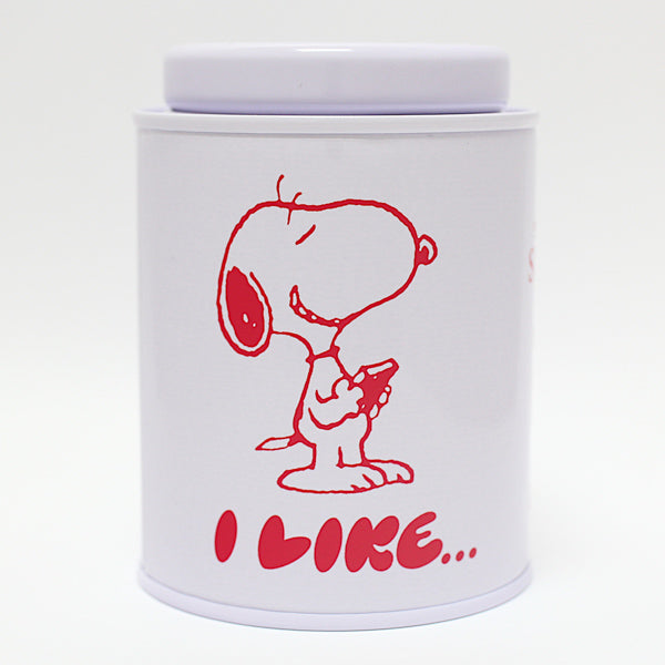 スヌーピー SNOOTEA （スヌーティー）ピーチティー PEANUTS I LIKEデザイン缶