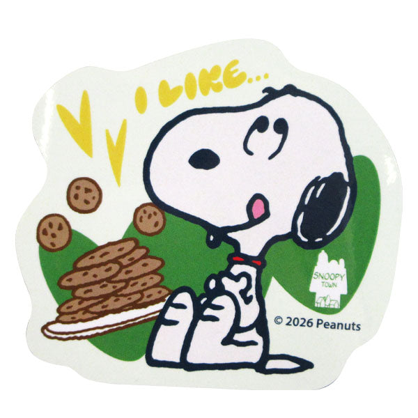 販路限定 スヌーピー ステッカー3枚セット (PEANUTS I LIKE…)