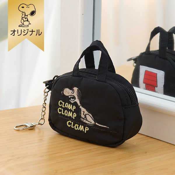 【おかいものSNOOPYオリジナル】バック型ミニポーチ