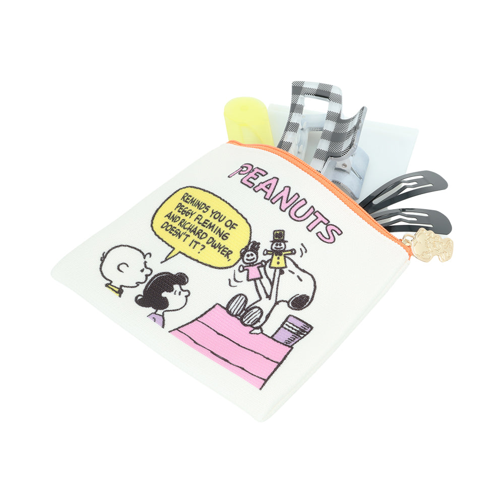 スヌーピー フラットニットポーチ (PEANUTS Petit collection 5)