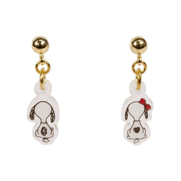 スヌーピー SNOOPY＆BELLEバックスタイルピアス