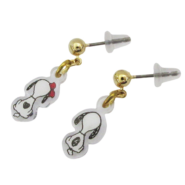 スヌーピー SNOOPY＆BELLEバックスタイルピアス