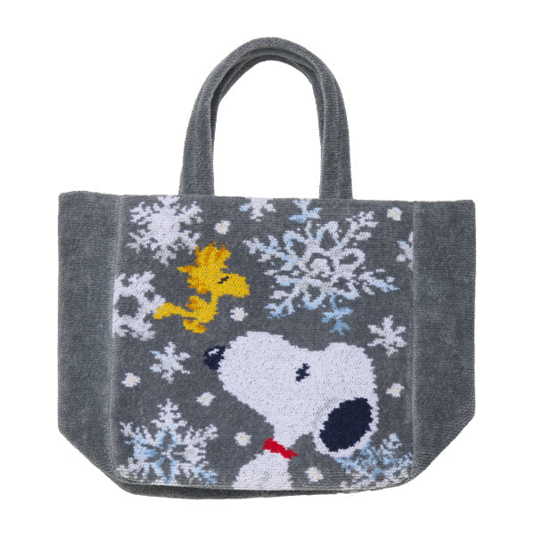 【おかいものSNOOPY限定】※11月6日発売※FEILERマチ付きバッグ（SNOOPY SNOW CRYSTAL WHITE）
