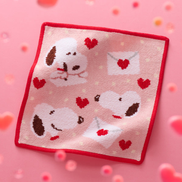 【おかいものSNOOPY限定】※11月6日発売※FEILERハンカチ（SNOOPY LOVE LETTER）