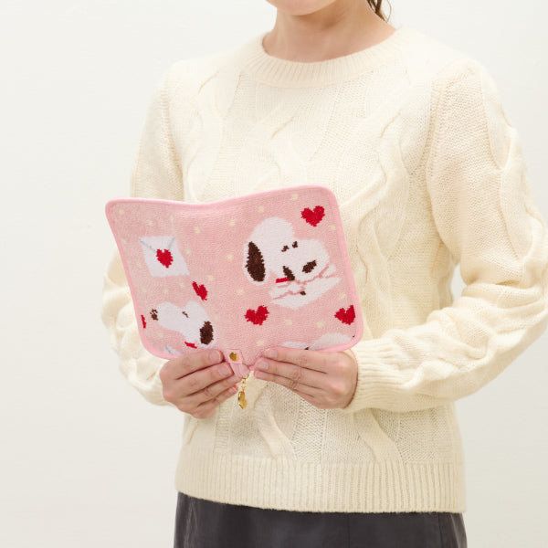 【おかいものSNOOPY限定】※11月6日発売※FEILERマルチケース（SNOOPY LOVE LETTER）
